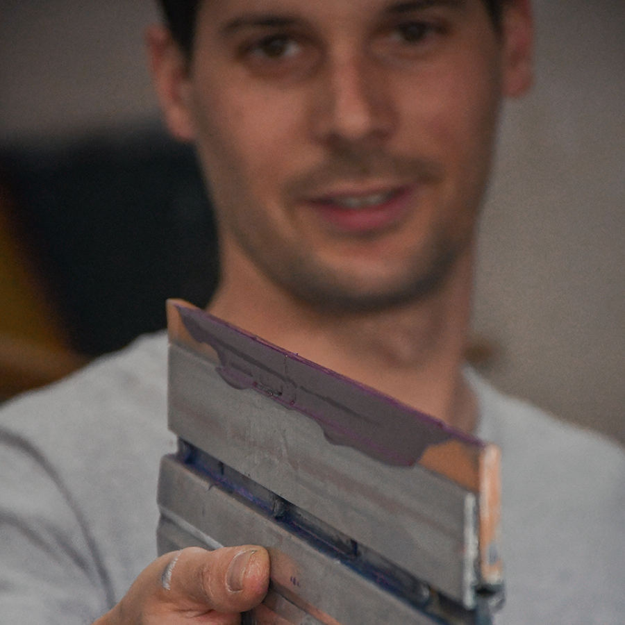 Calcomanías impresas artesanalmente en vinilo